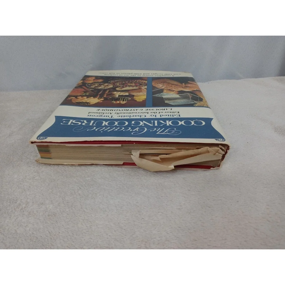 Vintage Creative Cooking Course Charlotte Turgeon Larousse‎ Gastronomique HC DJ